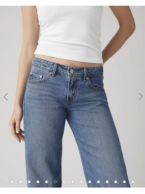 Levi's Mid Blue Straight Leg Women's Jeans